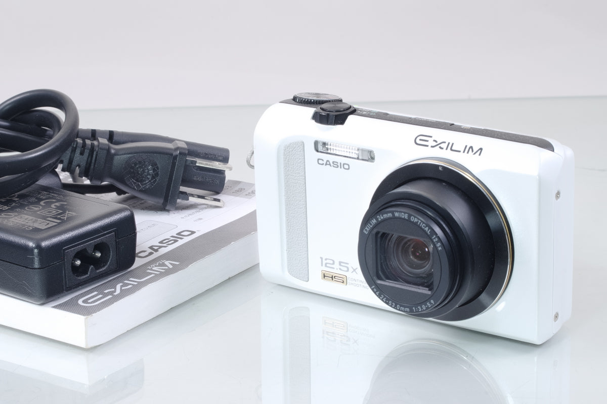 【買取実績】CASIO EXILIM EX-ZR200 ホワイト|難あり品|東京中古カメラ