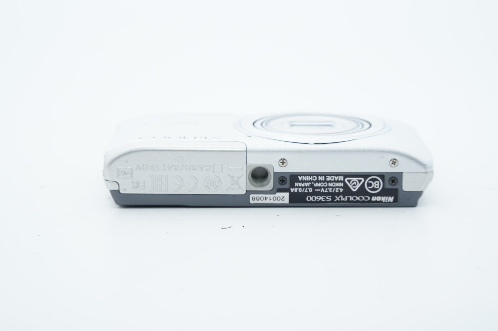 Nikon COOLPIX S3600 シルバー バッテリー 充電器付属