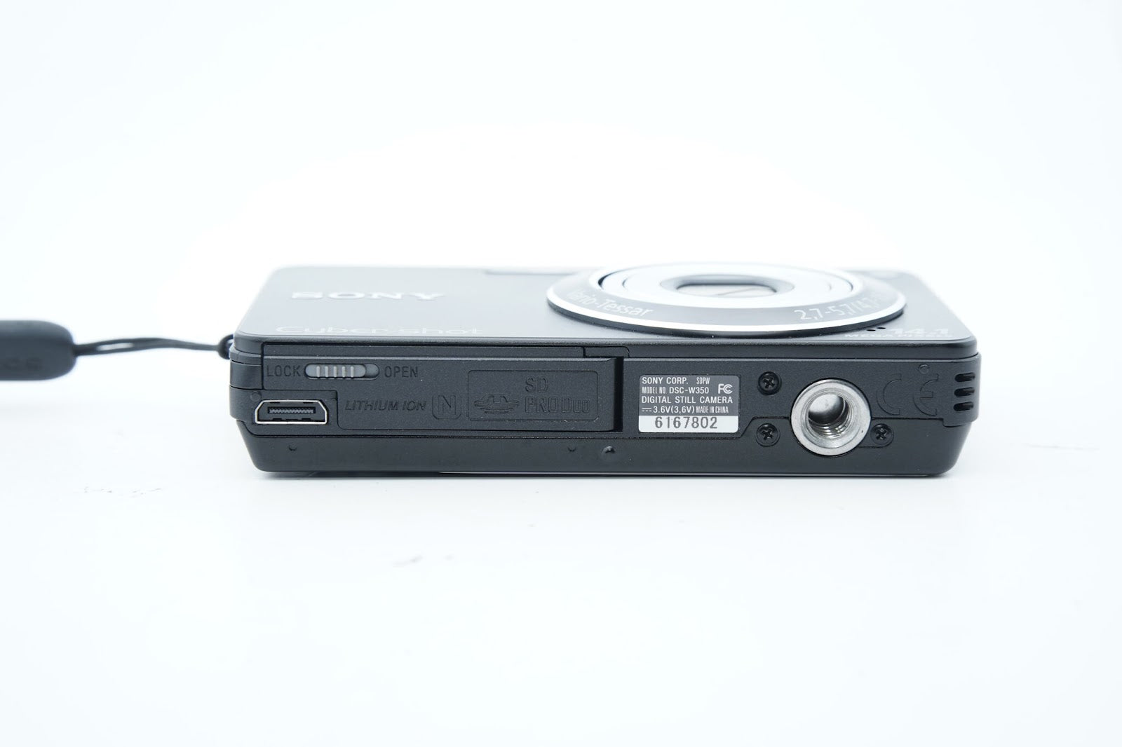 SONY Cyber-shot DSC-W350 ブラック バッテリー 充電器付属