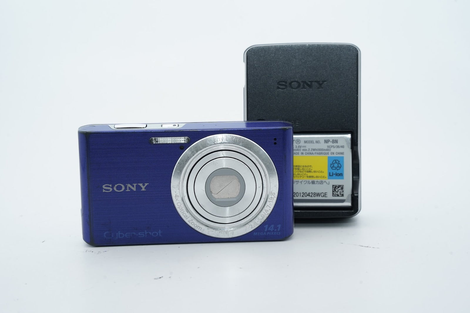 SONY Cyber-shot DSC-W610 ブルー 充電器 バッテリー付属