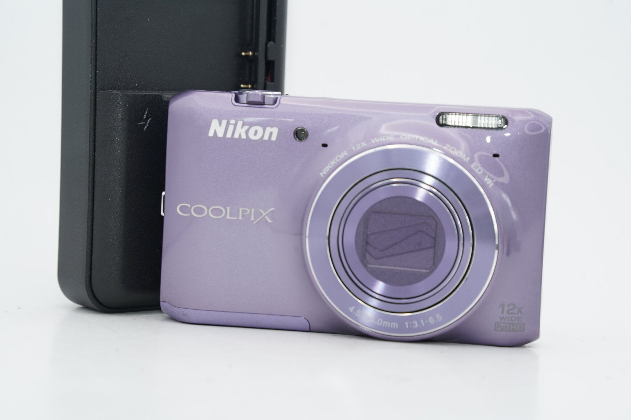 Nikon COOLPIX S6400 ﾊﾟｰﾌﾟﾙ バッテリー 充電器付属