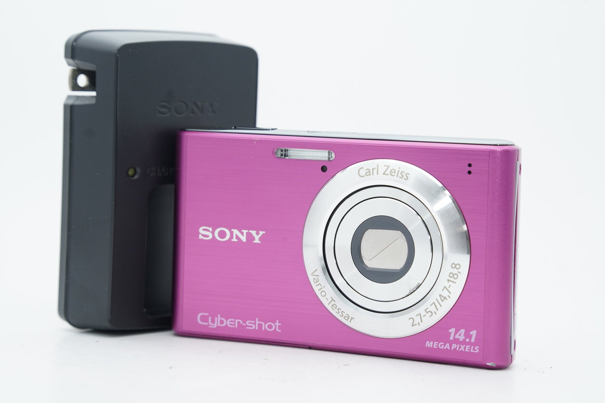 SONY Cyber-shot DSC-W550 ﾋﾟﾝｸ バッテリー 充電器付属