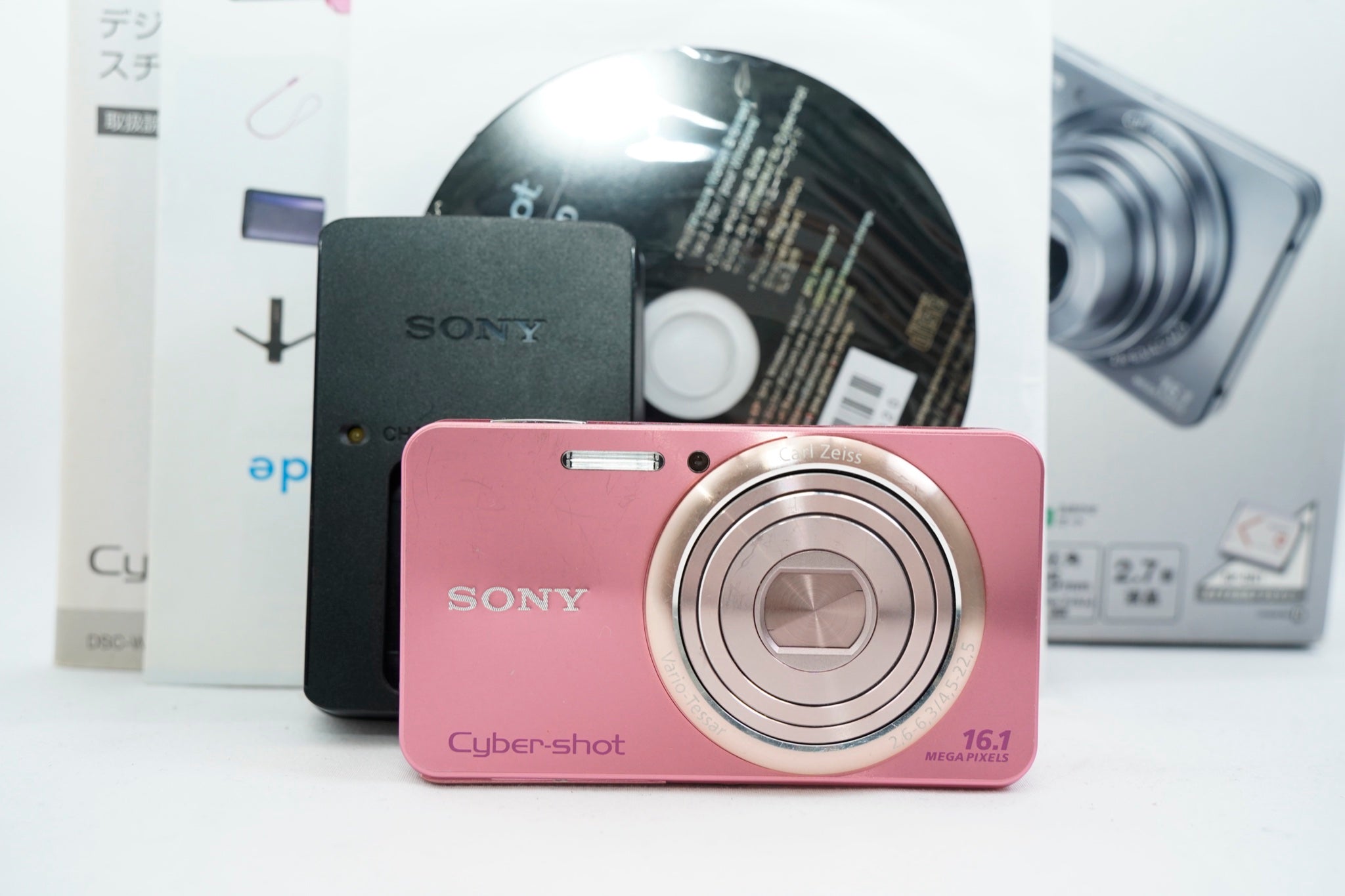 SONY Cyber-shot DSC-W570 ピンク(付属:バッテリー, バッテリー 充電器 付属)