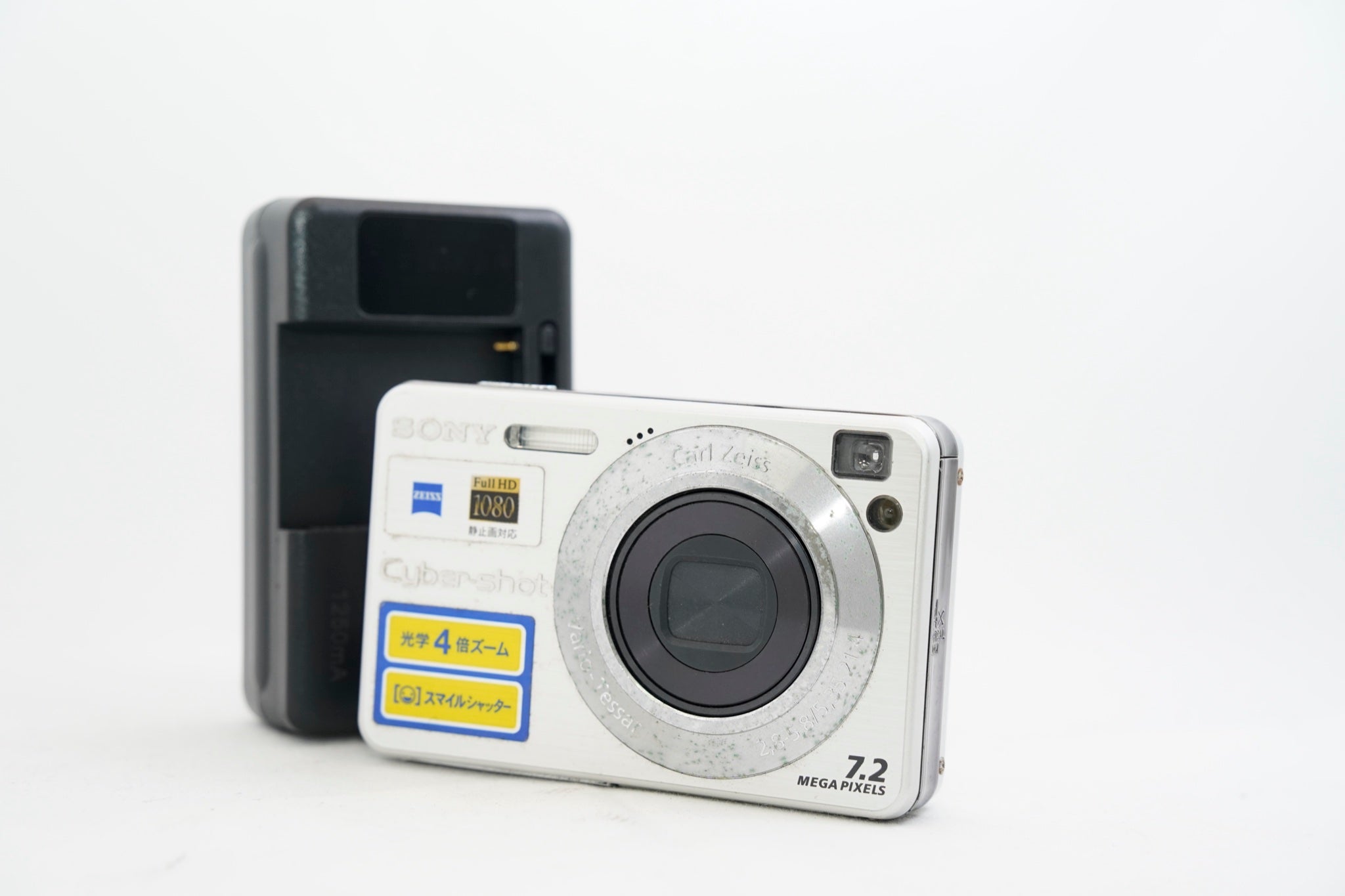 SONY DSC-W110 CCD 動作品 付属品有 SONY DSC-W110 シルバー 充電器 バッテリー付属