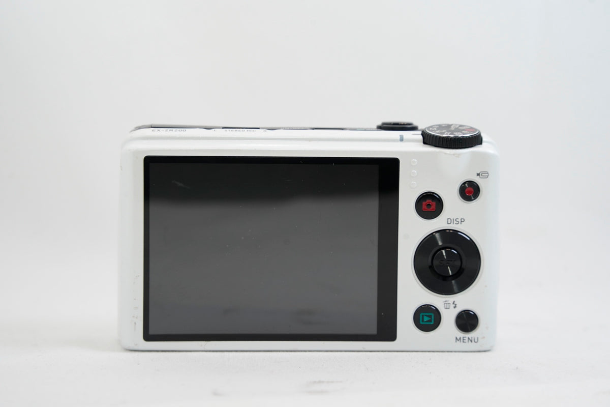 CASIO EXILIM EX-ZR200 ホワイト(付属:バッテリー)
