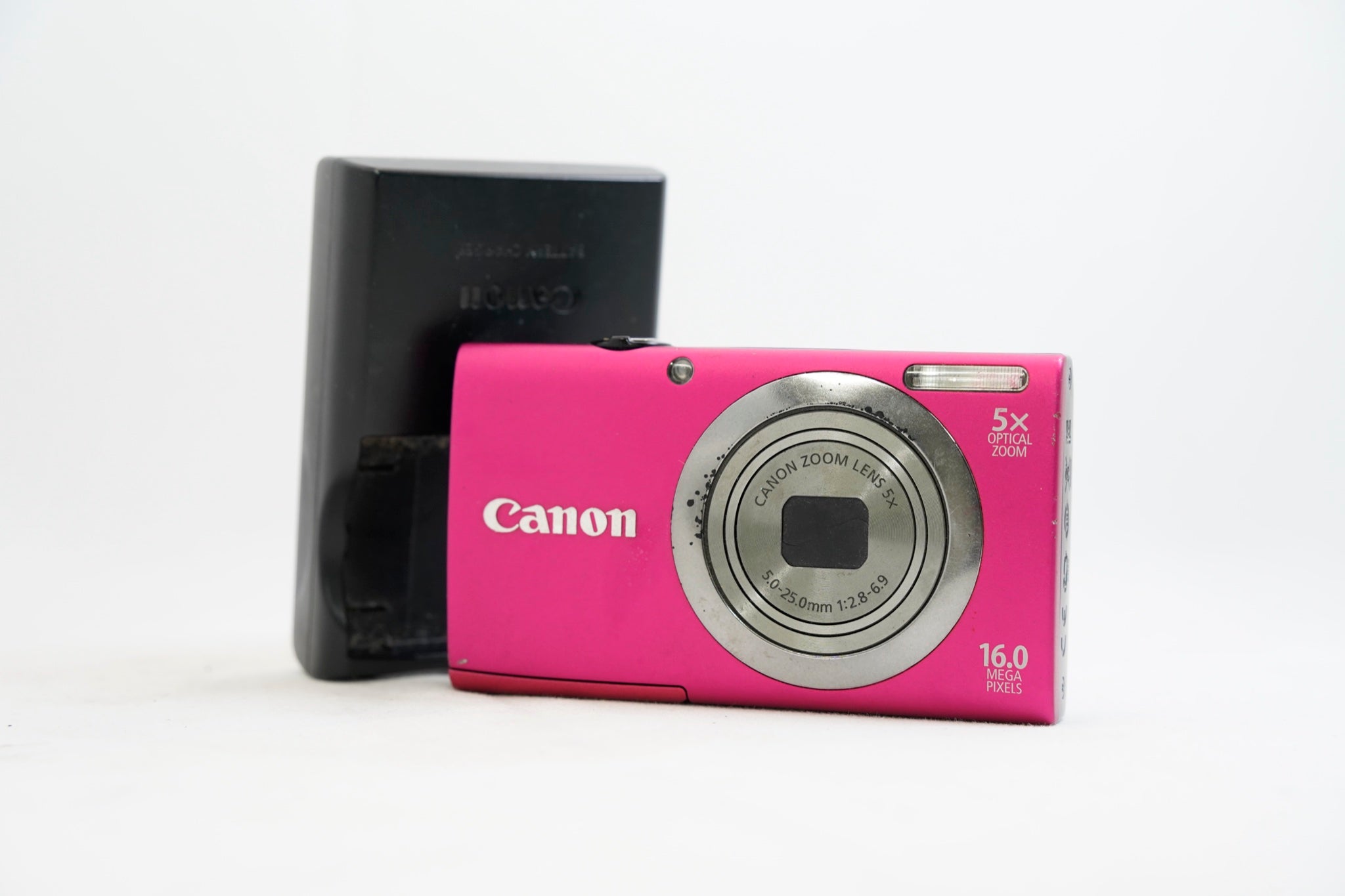 Canon PowerShot A2300 本体 箱・付属品付 【送料無料】 Canon PowerShot A2300（付属：バッテリー、充電器）