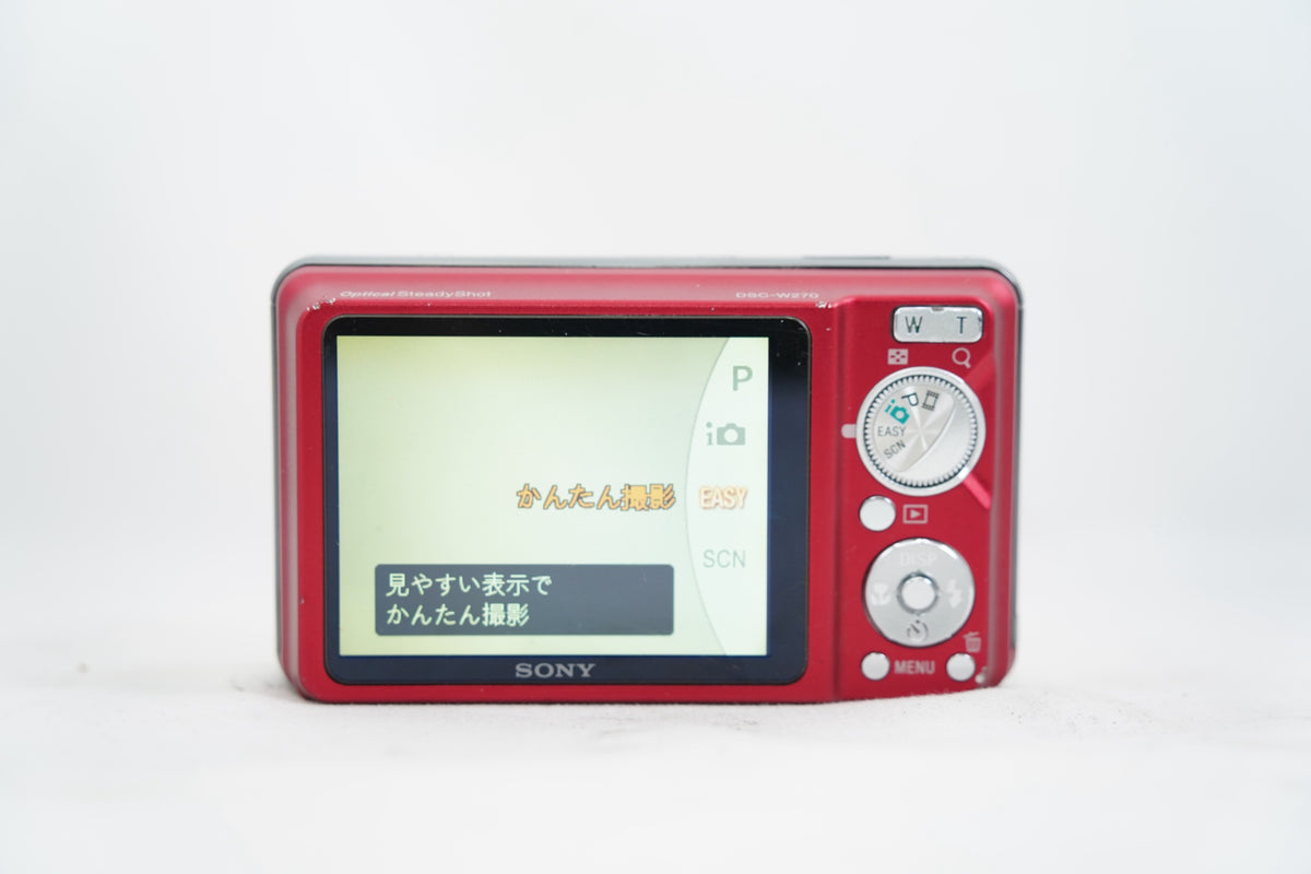 SONY Cyber-shot DSC-W270 レッド
