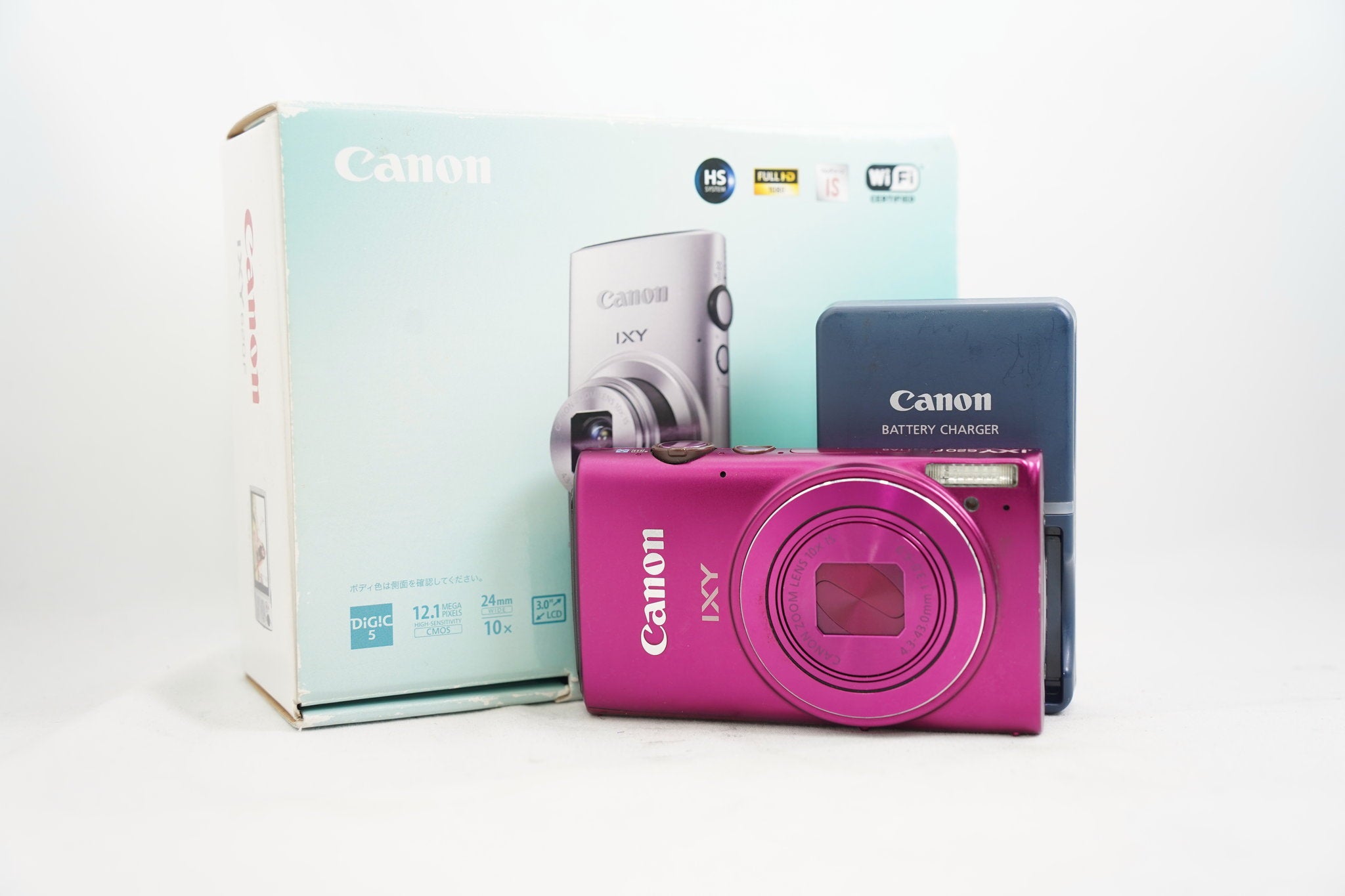 美品 Canon IXY 620F ピンク Wi-Fi フルHD PC2013 Canon IXY 620F ピンク