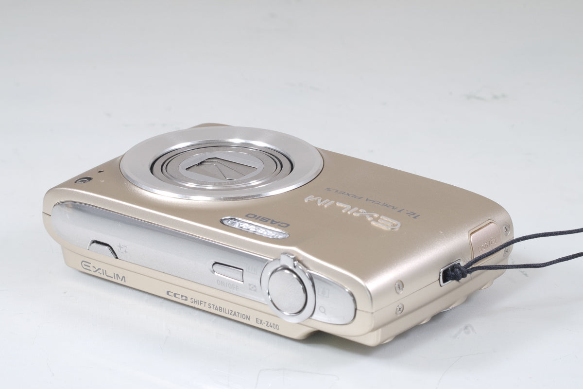 CASIO EXILIM EX-Z400 ゴールド バッテリー, 付き