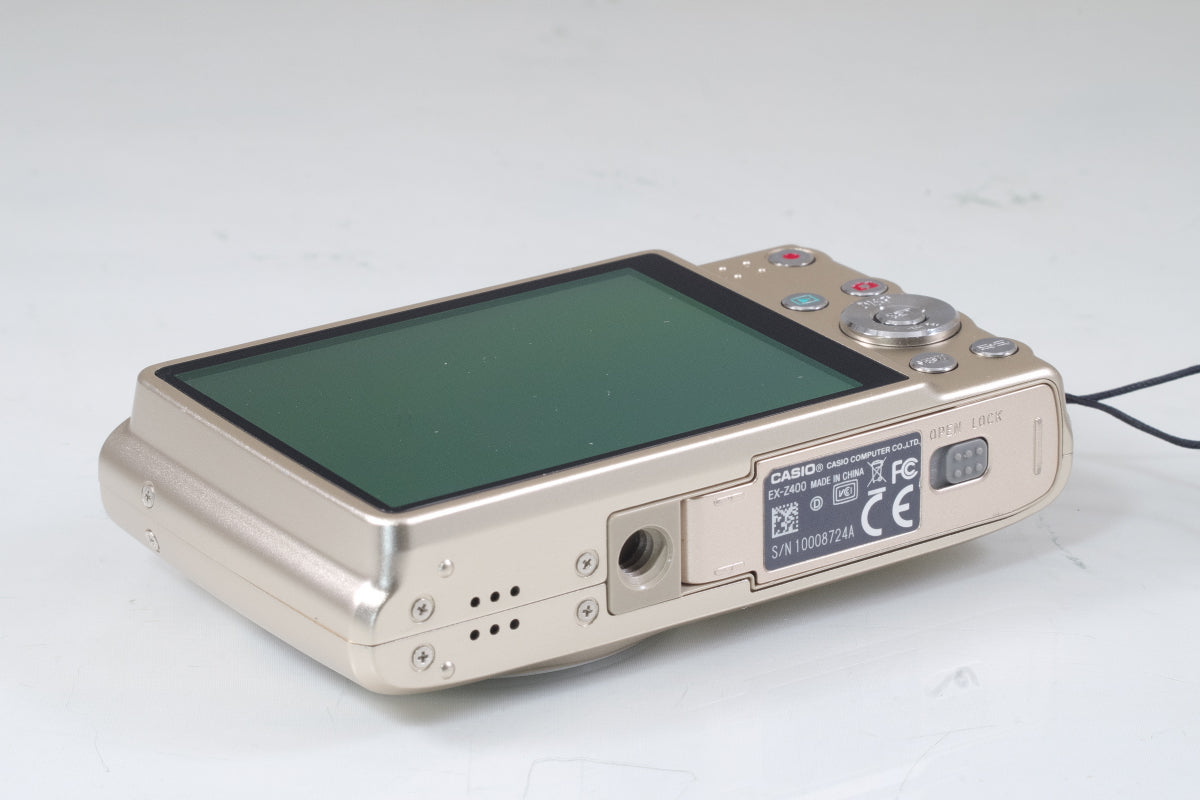 CASIO EXILIM EX-Z400 ゴールド バッテリー, 付き