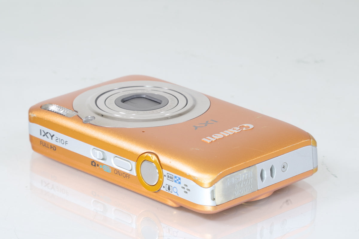 Canon IXY 210F オレンジ バッテリー, 充電器, 付き