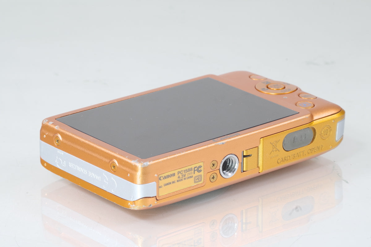 Canon IXY 210F オレンジ バッテリー, 充電器, 付き