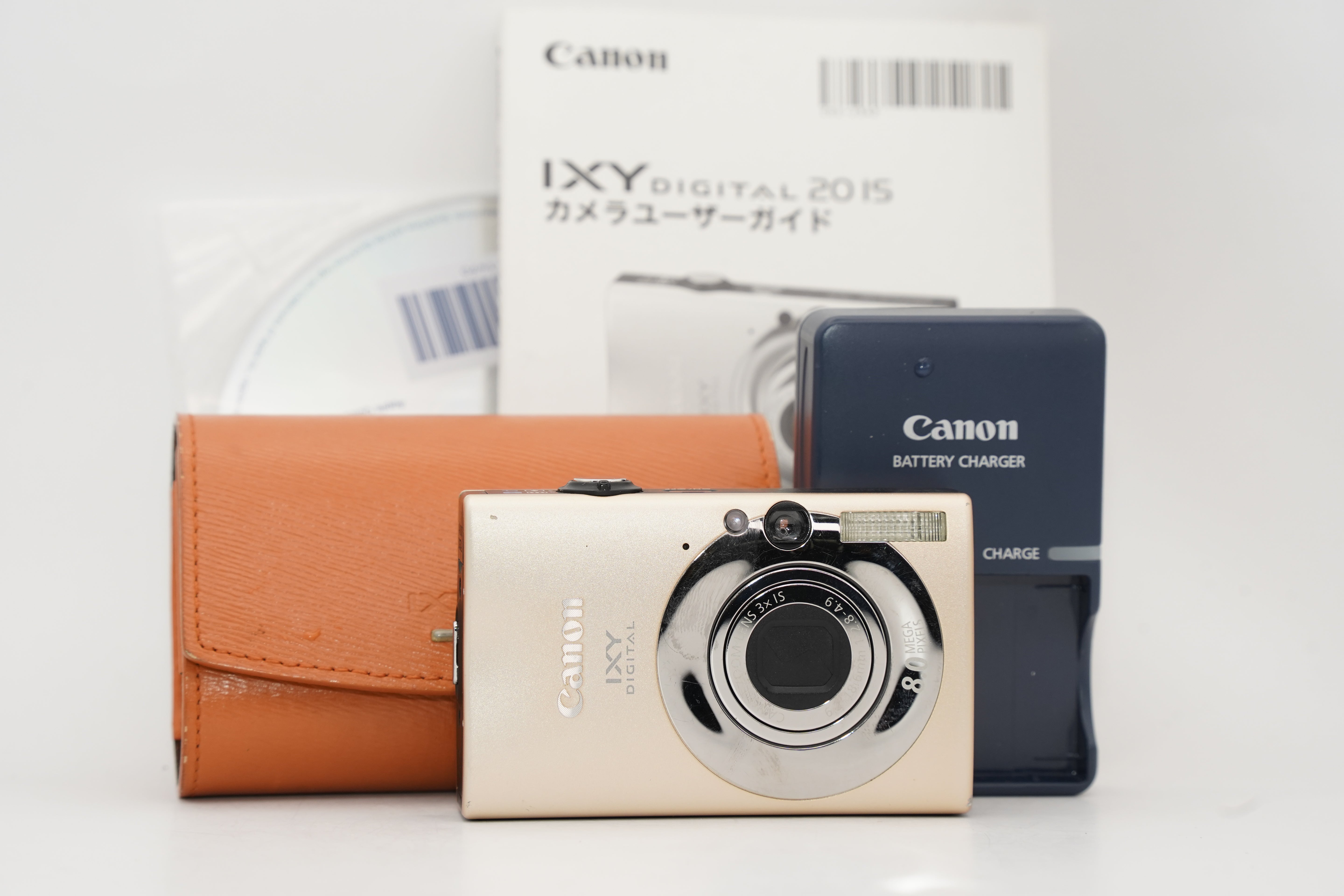 Canon IXY DIGITAL 20 IS ゴールド 説明書 バッテリー 充電器付属