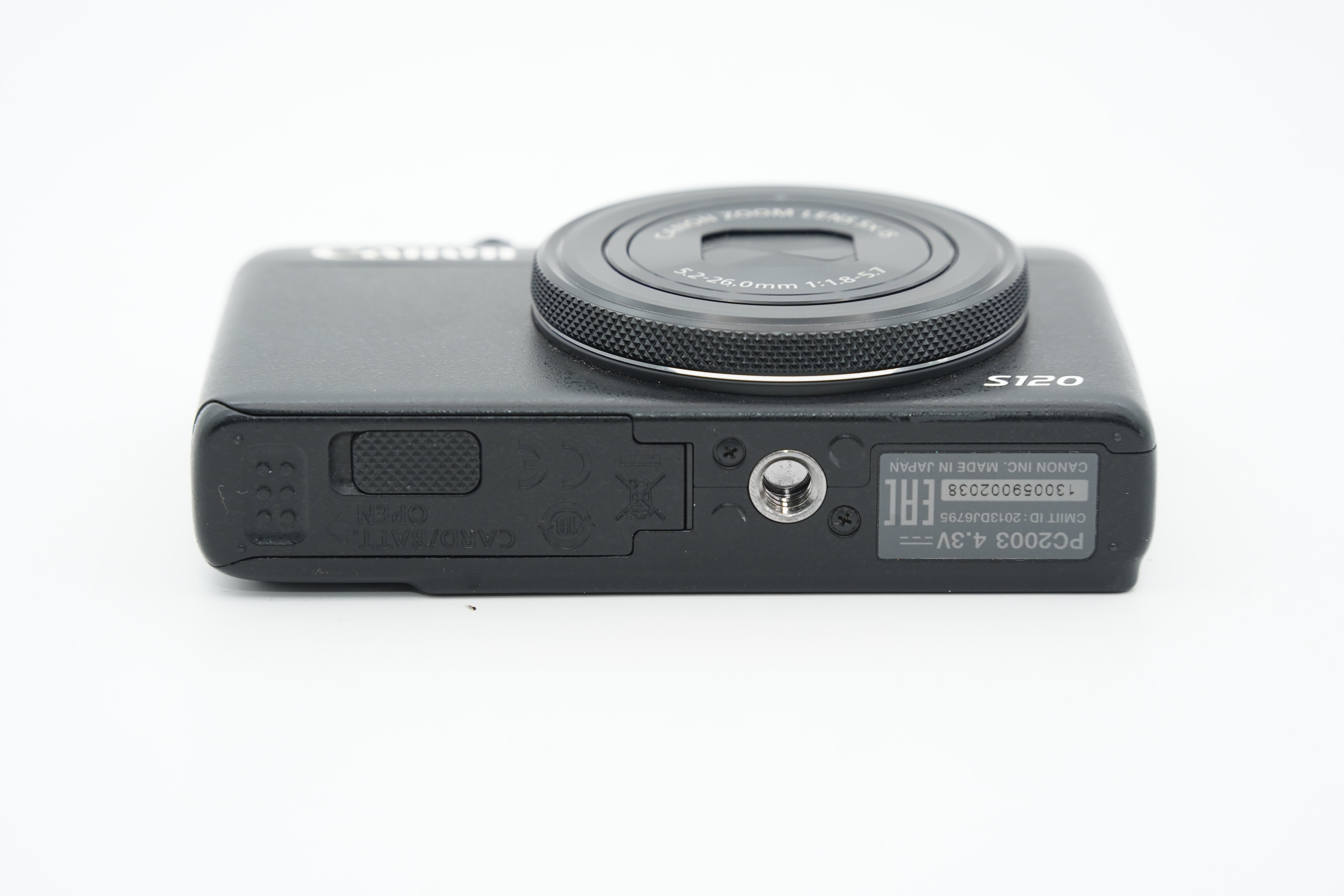 Canon PowerShot S120 ブラック バッテリー 充電器付属