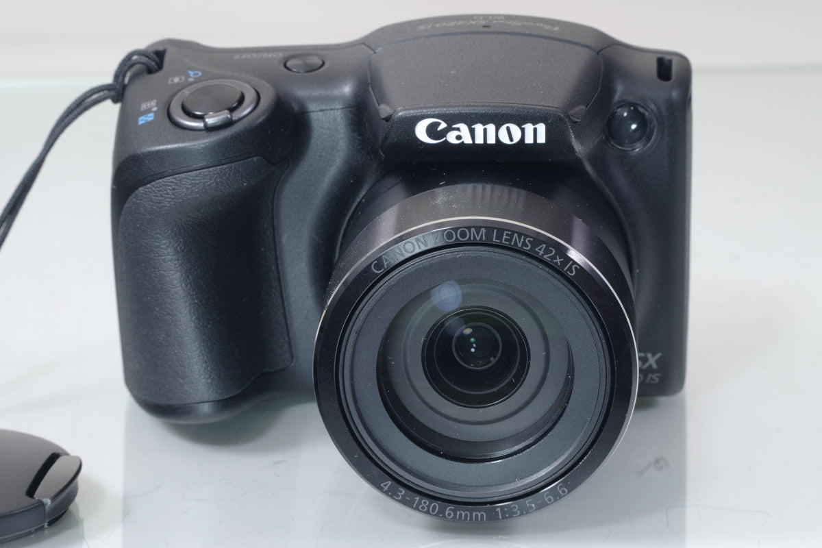 Canon PowerShot SX420 IS ブラック バッテリー, 充電器, 付き