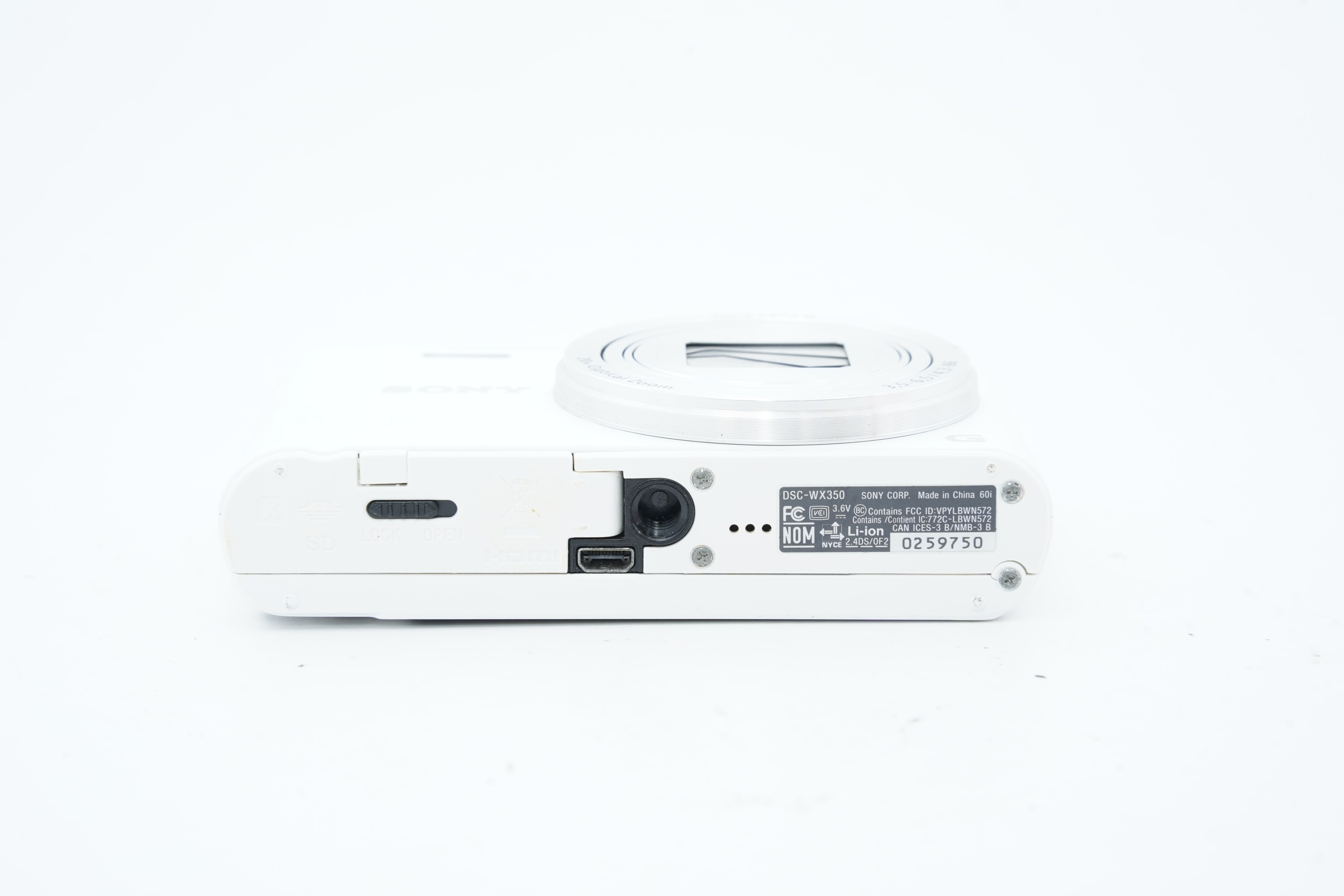 SONY Cyber-shot DSC-WX350 ホワイト 箱 ケーブル 付属説明書