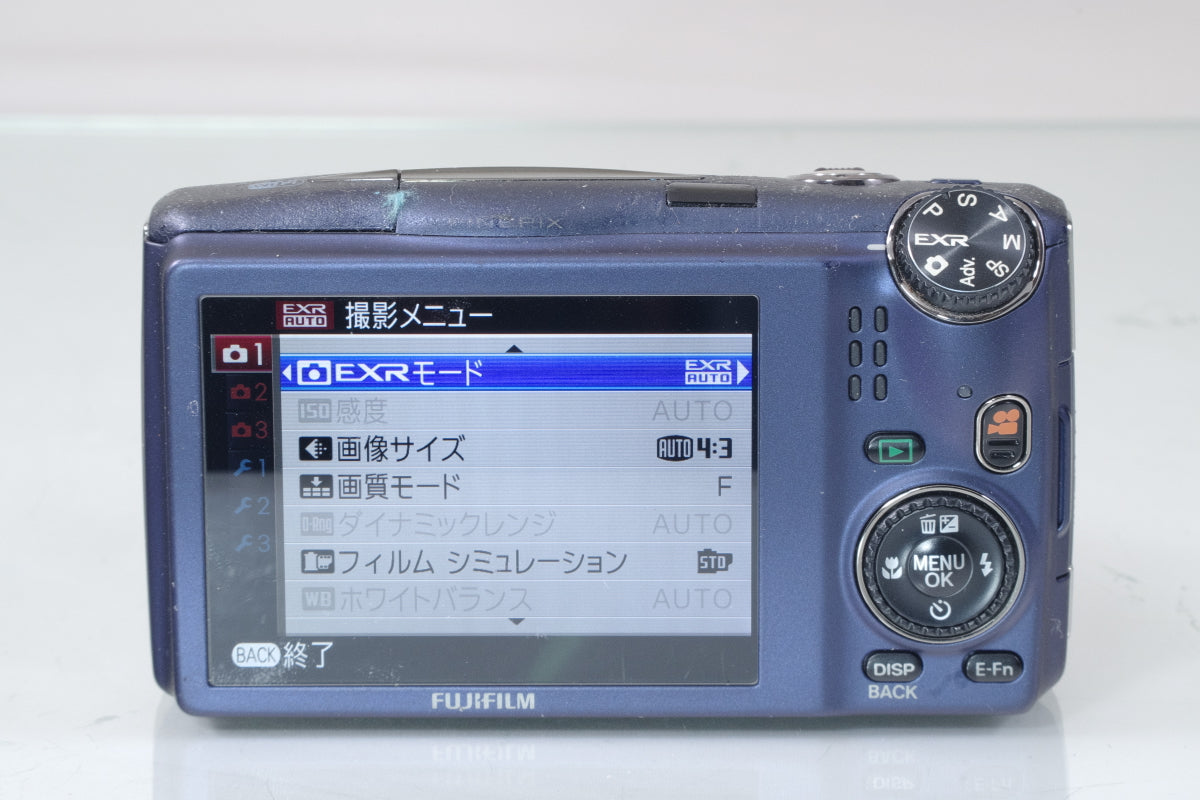 FUJIFILM FINEPIX EXR F900EXR ブルー バッテリー, 付き