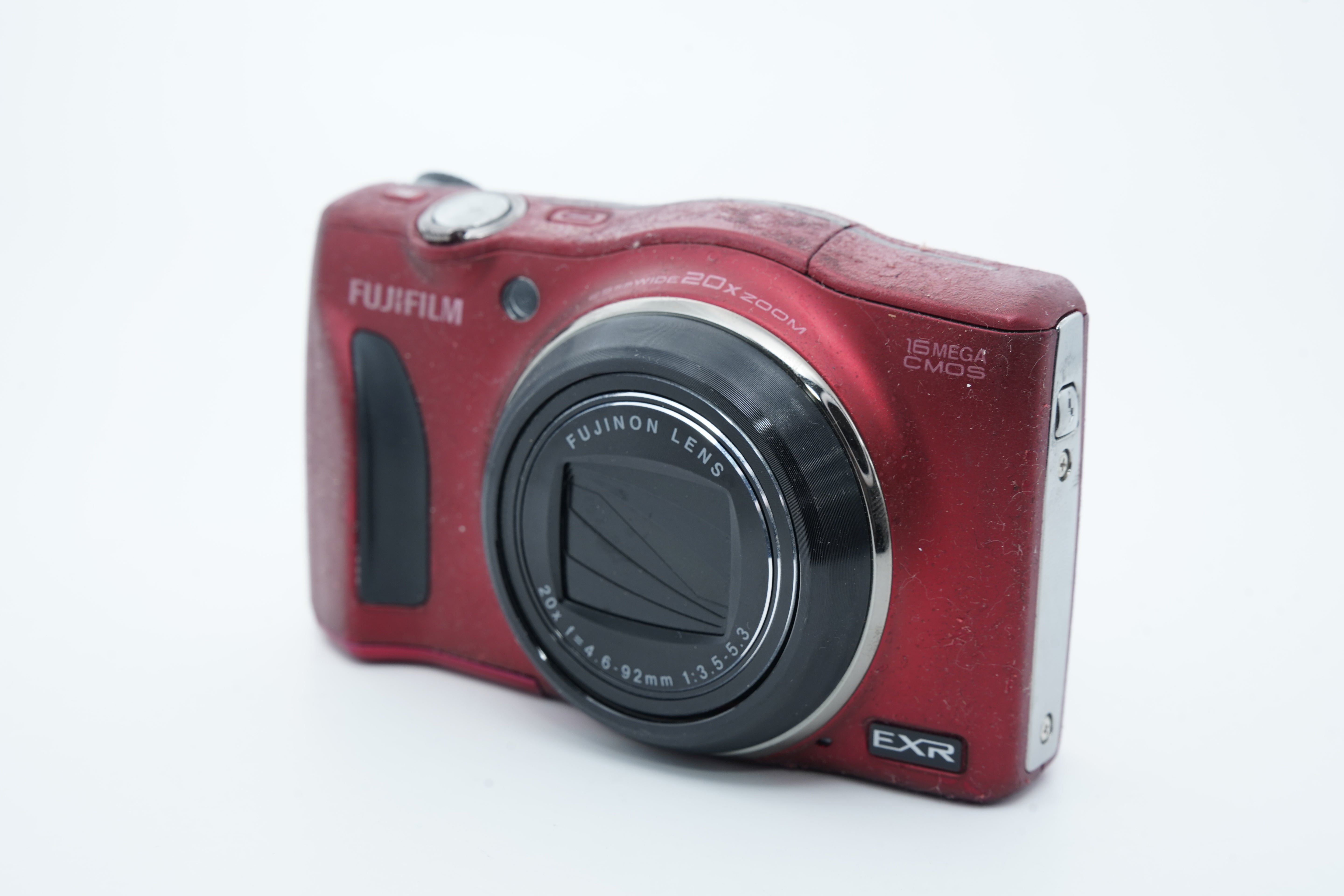 FUJIFILM FINEPIX F800 EXR レッドバッテリー・充電器・箱付属