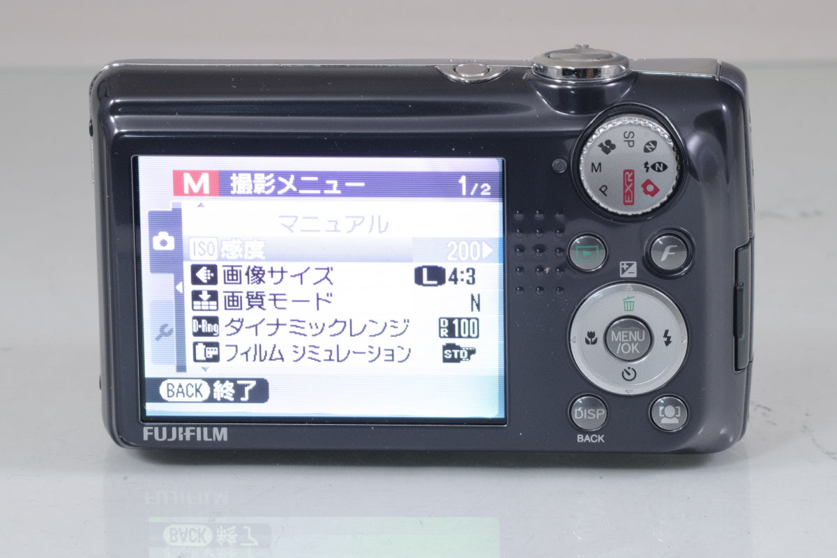 FUJIFILM FinePix F70 EXR ブラック バッテリー 充電器 元箱 その他 付き