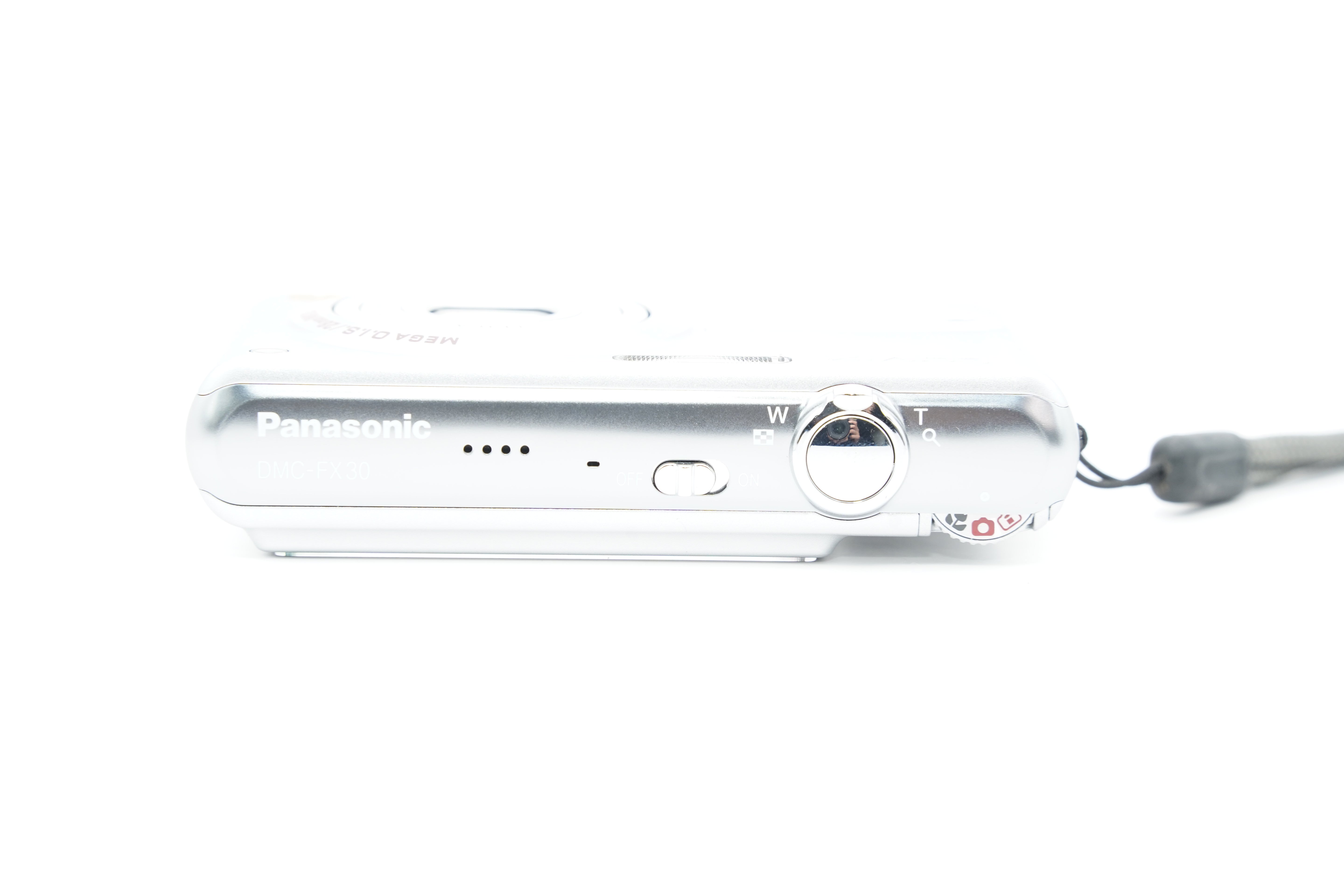 Panasonic LUMIX DMC-FX30 シルバー 箱 バッテリー 充電器