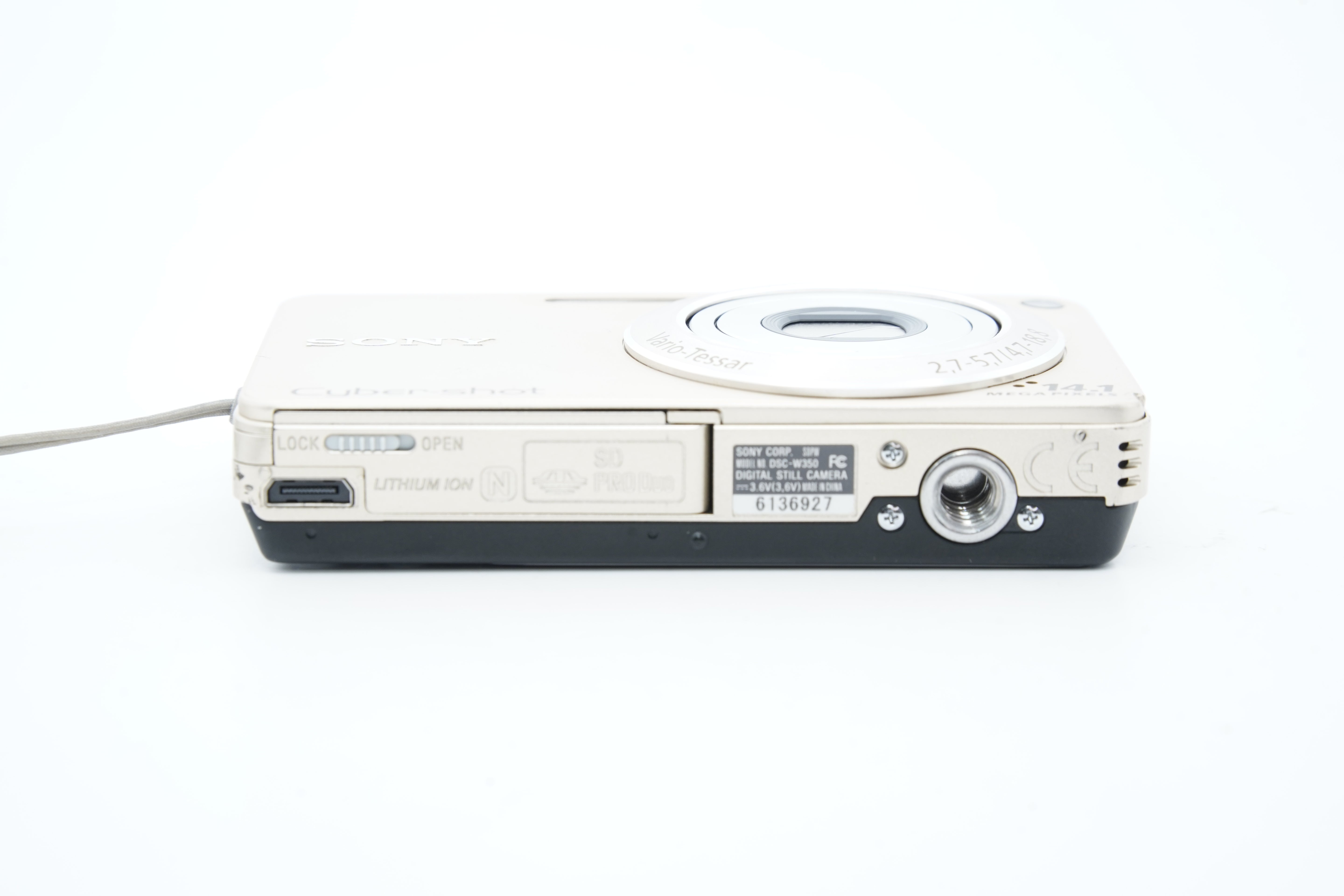 SONY Cyber-shot DSC-W350 シャンパンゴールド