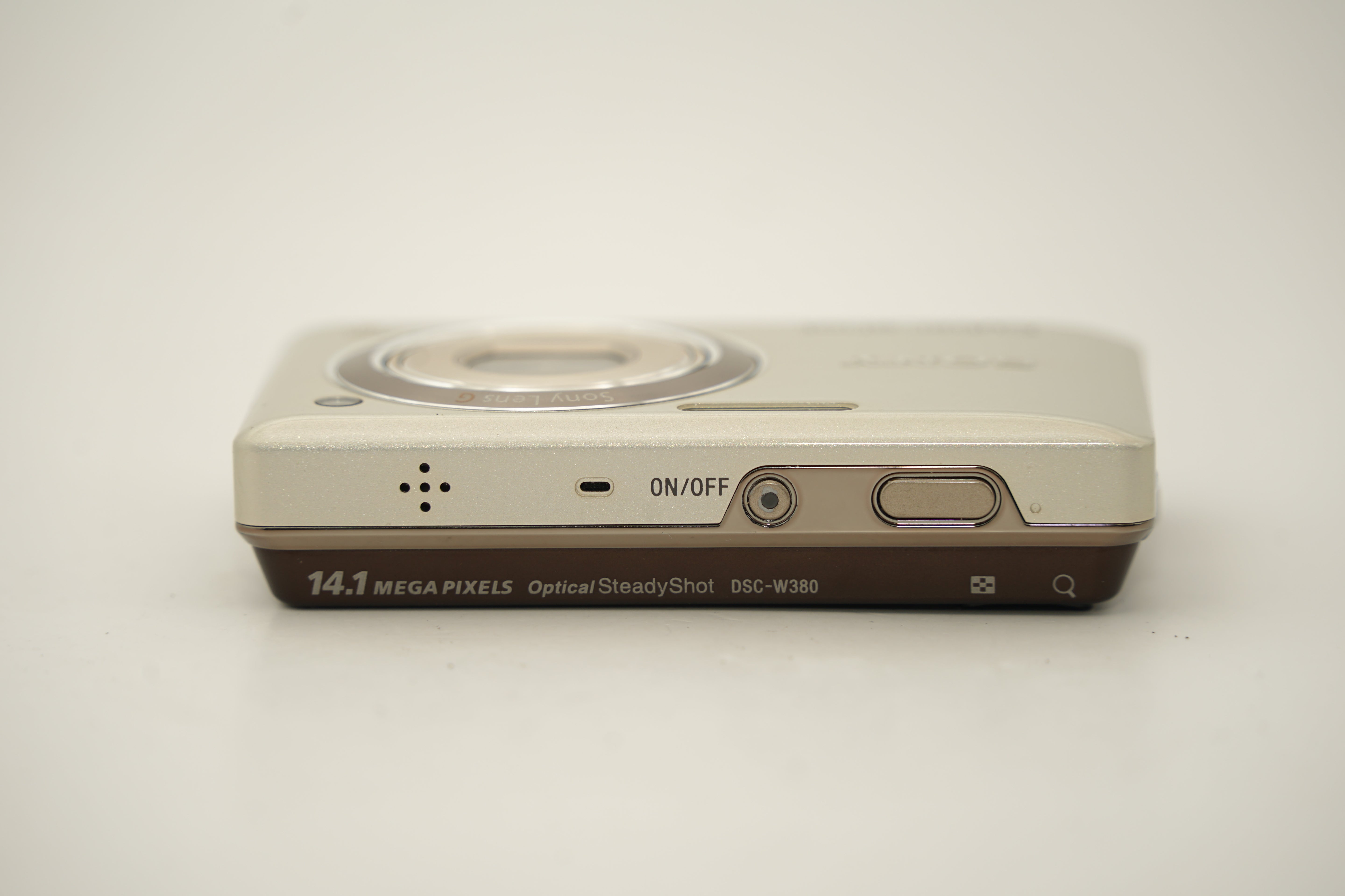 SONY Cyber-shot DSC-W380 ゴールド 元箱 バッテリー 充電器付属