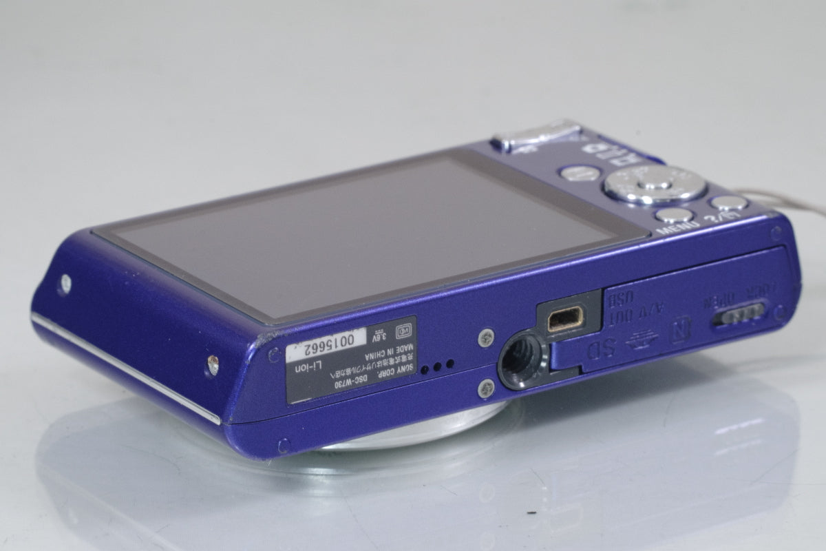 SONY Cyber-shot DSC-W730 ブルー バッテリー 充電器 元箱 付き