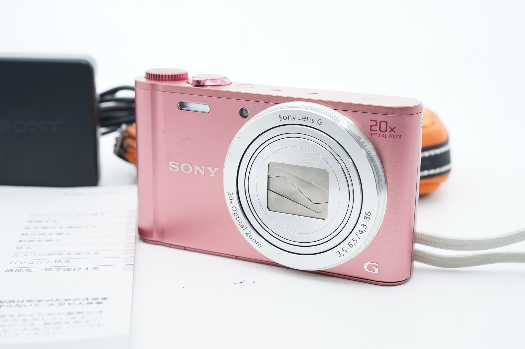 SONY Cyber-shot DSC-WX350 ピンク ケーブル 付属説明書