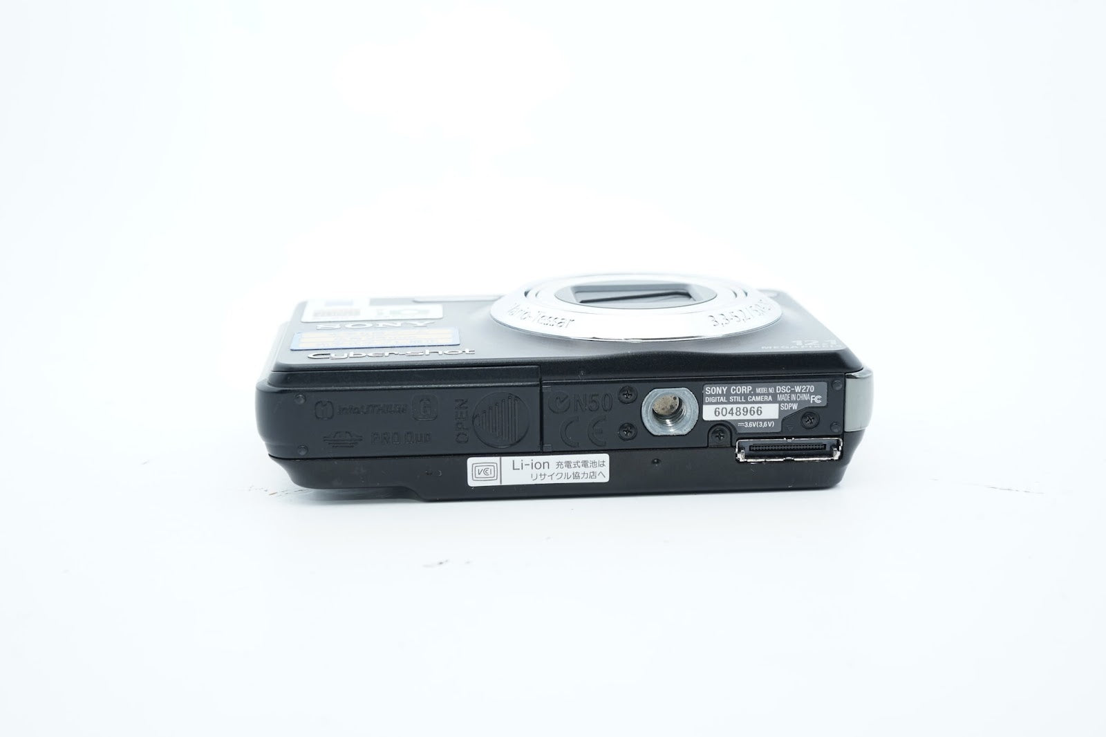 SONY Cyber-shot DSC-W270 ﾌﾞﾗｯｸ 箱 バッテリー 充電器付属