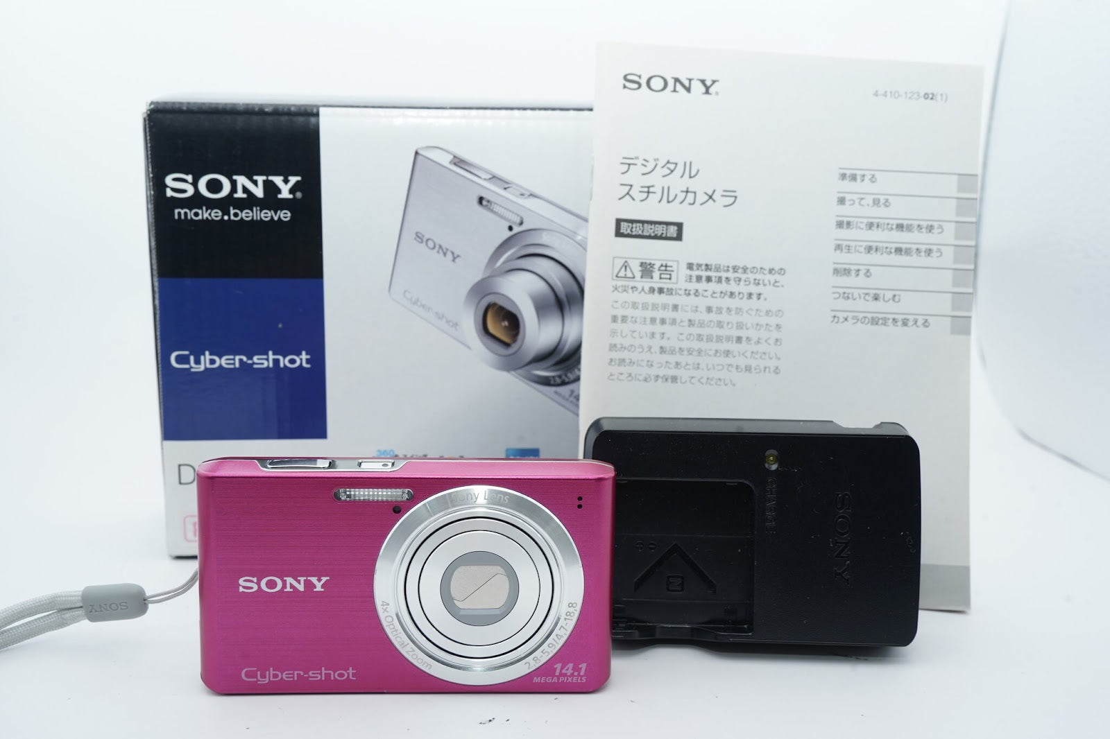 SONY Cyber-shot DSC-W610 ﾋﾟﾝｸ 箱 バッテリー 充電器付属