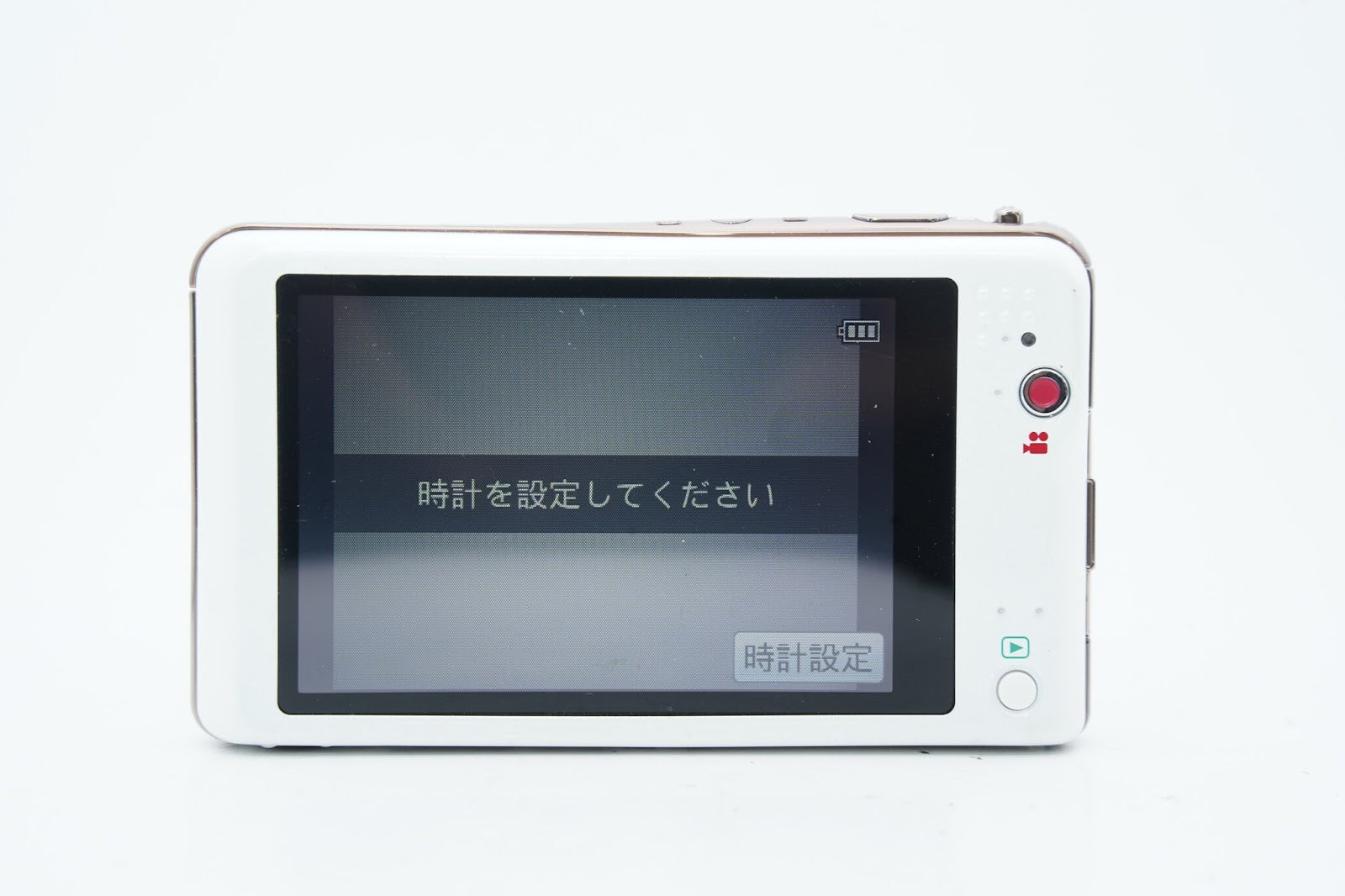 Panasonic LUMIX DMC-FX80 ﾎﾜｲﾄ 箱 バッテリー 充電器付属