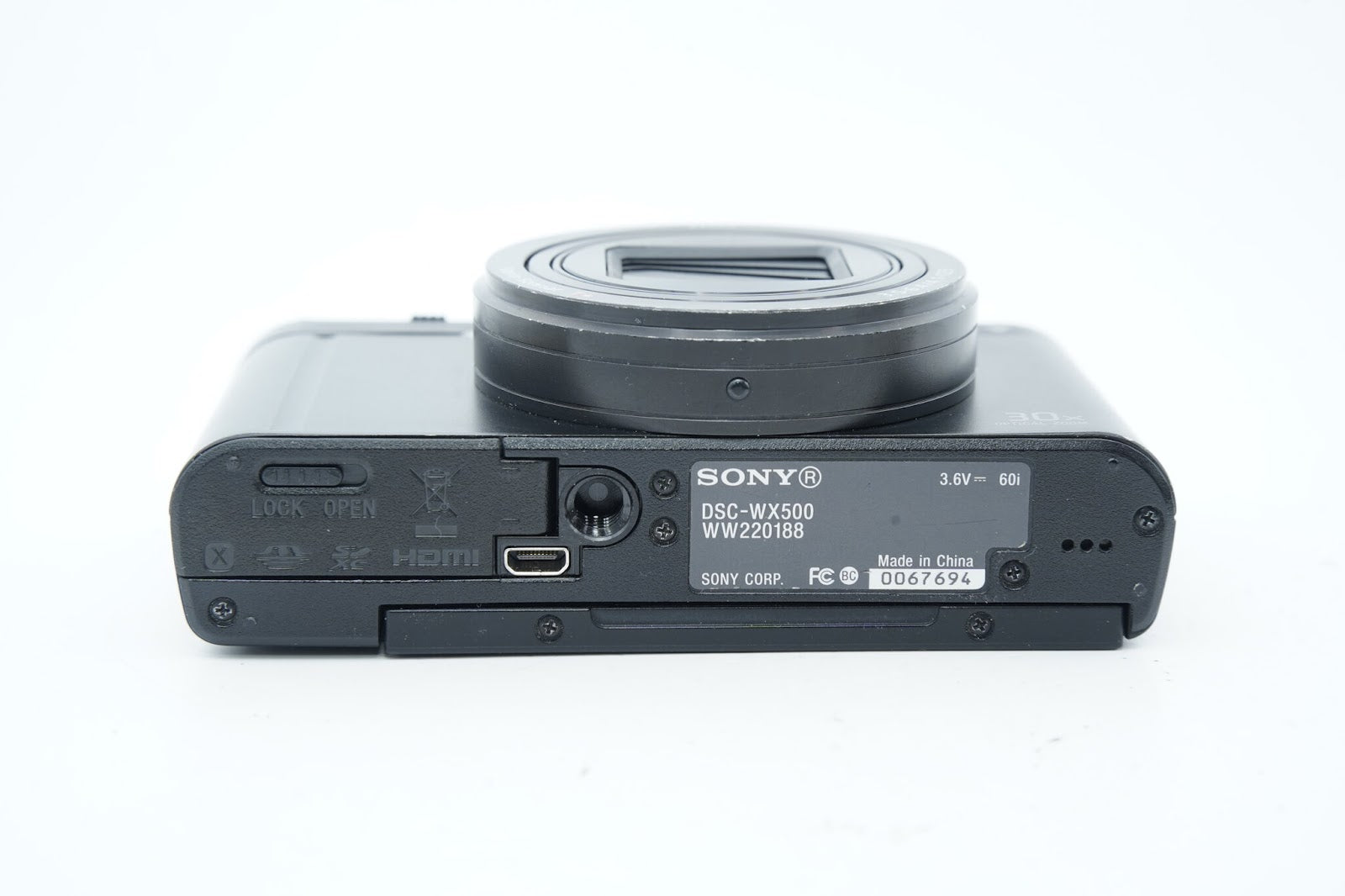 SONY Cyber-shot DSC-WX500 ブラック バッテリー 充電器付属