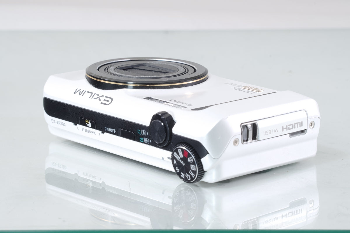 CASIO EXILIM EX-ZR100 ホワイト