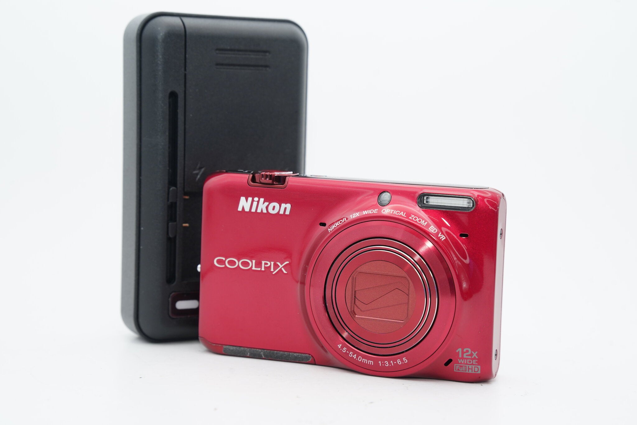 Nikon COOLPIX S6500 ﾚｯﾄﾞ バッテリー 充電器付属