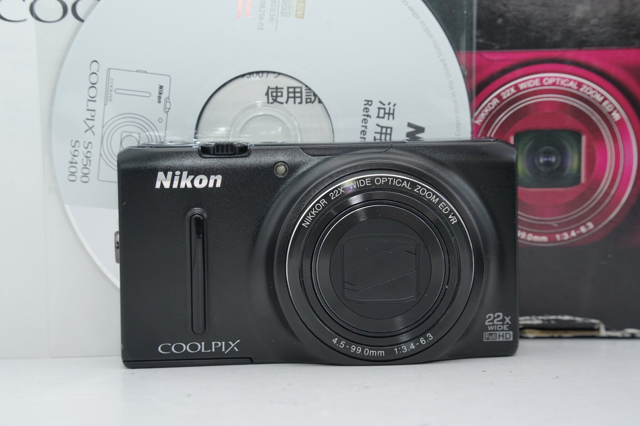 Nikon COOLPIX S9500 黒 バッテリー 充電器付属 [箱付属]