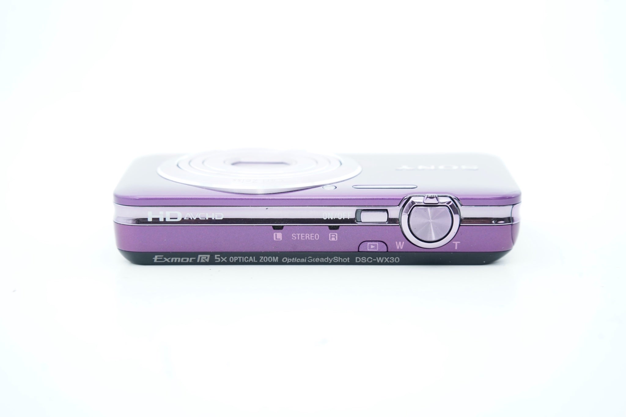 SONY Cyber-shot DSC-WX30 ﾊﾟｰﾌﾟﾙ バッテリー 充電器付属 #3584 - 3