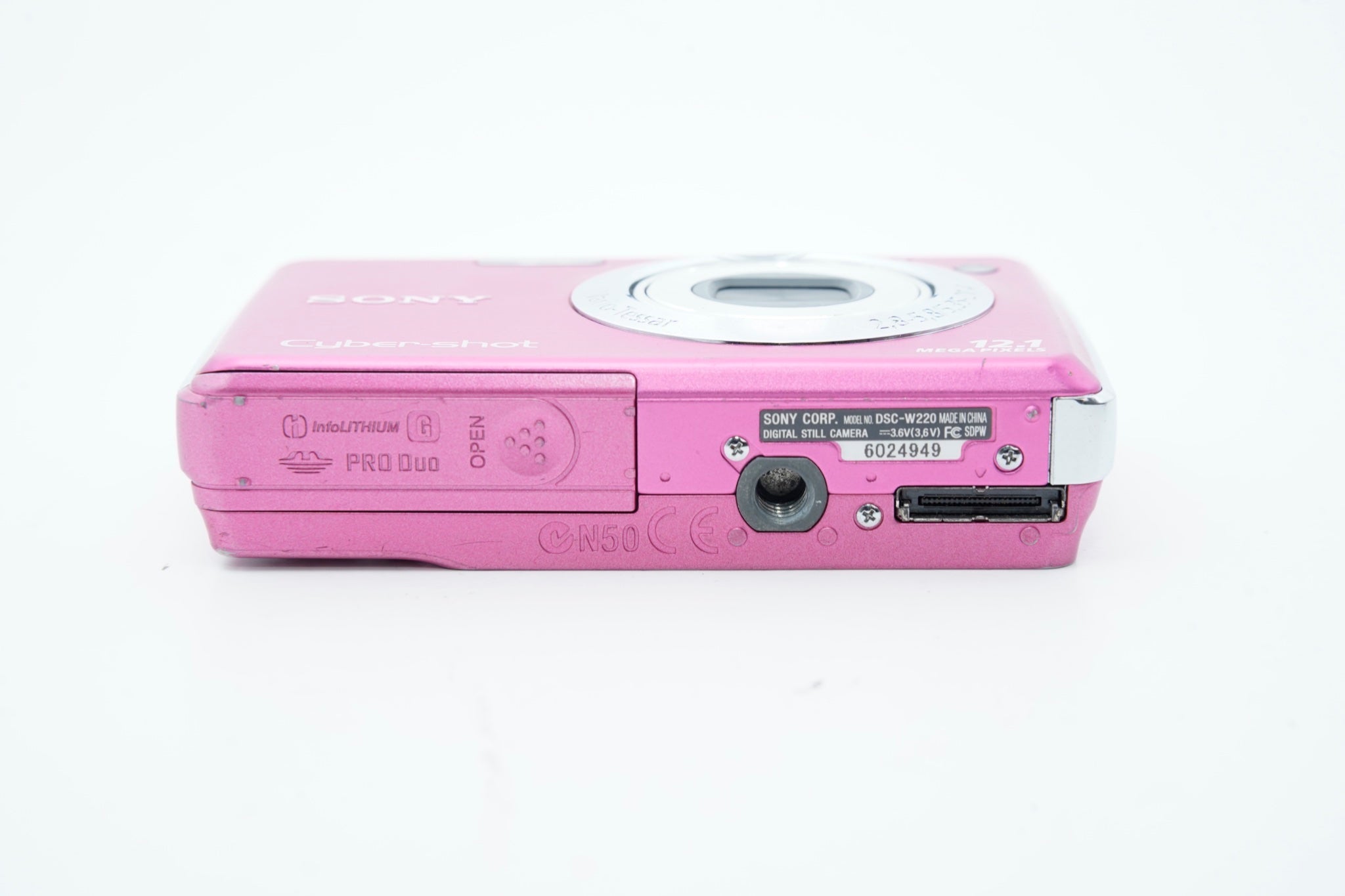 SONY Cyber-shot DSC-W220 ﾋﾟﾝｸ バッテリー 充電器付属#3588 - 4