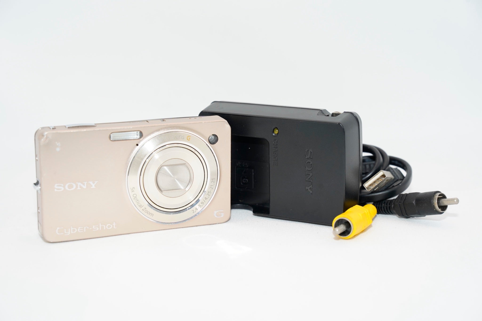 SONY Cyber-shot DSC-WX1 ゴールド バッテリー・ケーブル充電器付属