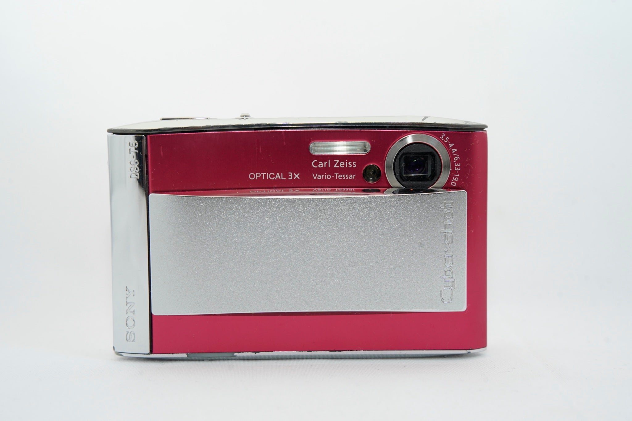SONY Cyber-shot DSC-T5 箱付 動作確認済 SONY Cyber-shot DSC-T5 レッド 箱 バッテリー 充電器付属