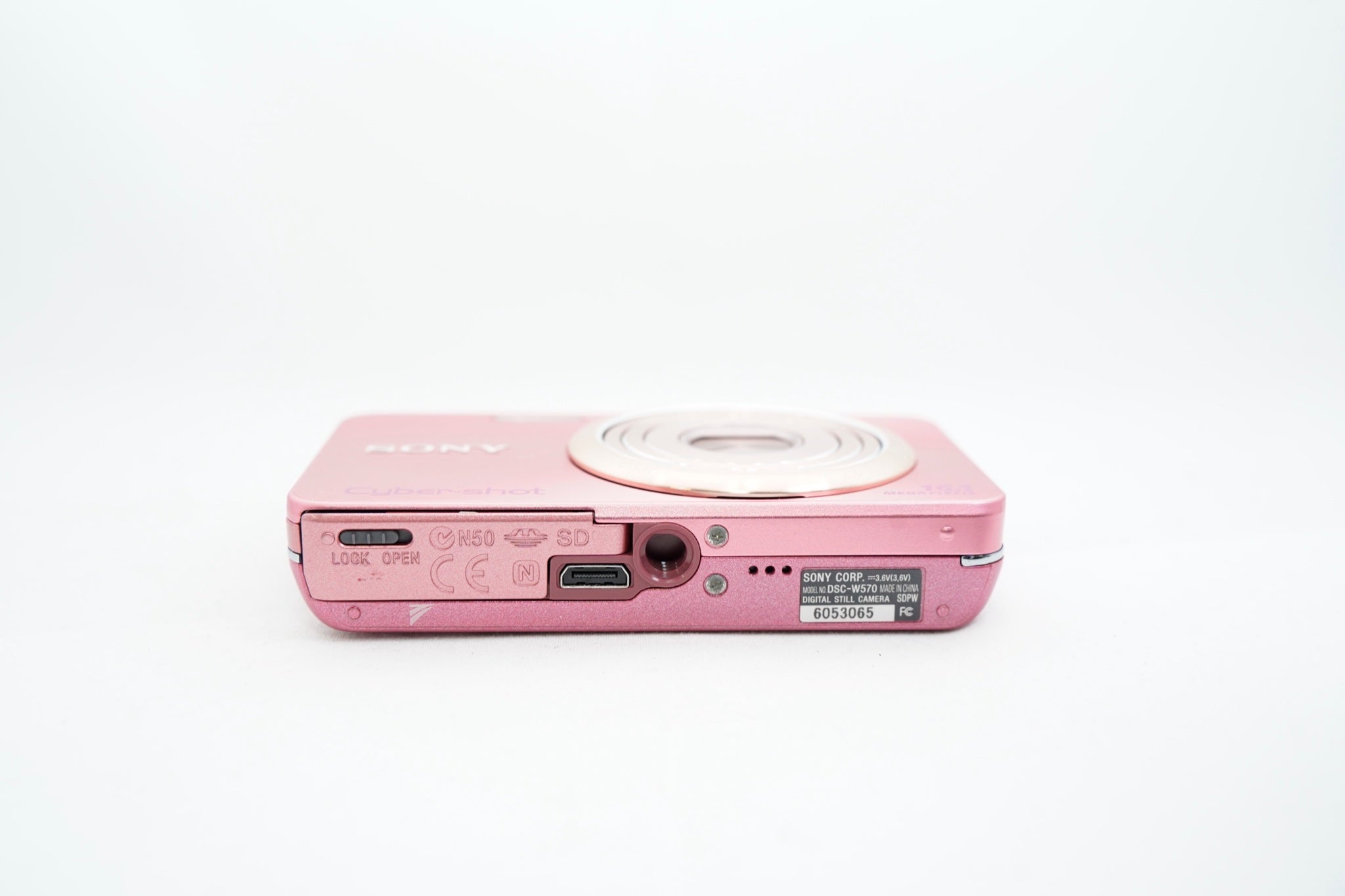 SONY Cyber-shot DSC-W570 ﾋﾟﾝｸ（付属：バッテリー, バッテリー 充電器 付属）