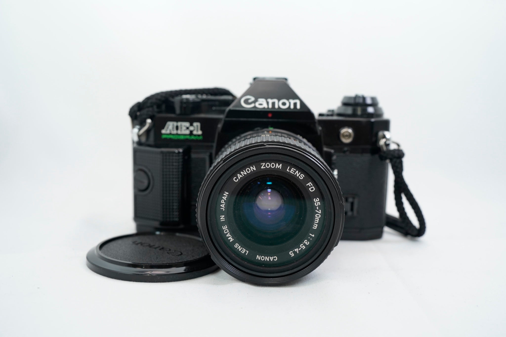 ★人気！極上★Canon AE-1 35-70mm F4 Canon AE-1 PROGRAM ﾌﾞﾗｯｸ / FD 35-70mm F3.5-4.5 / FD 70-210mm F4