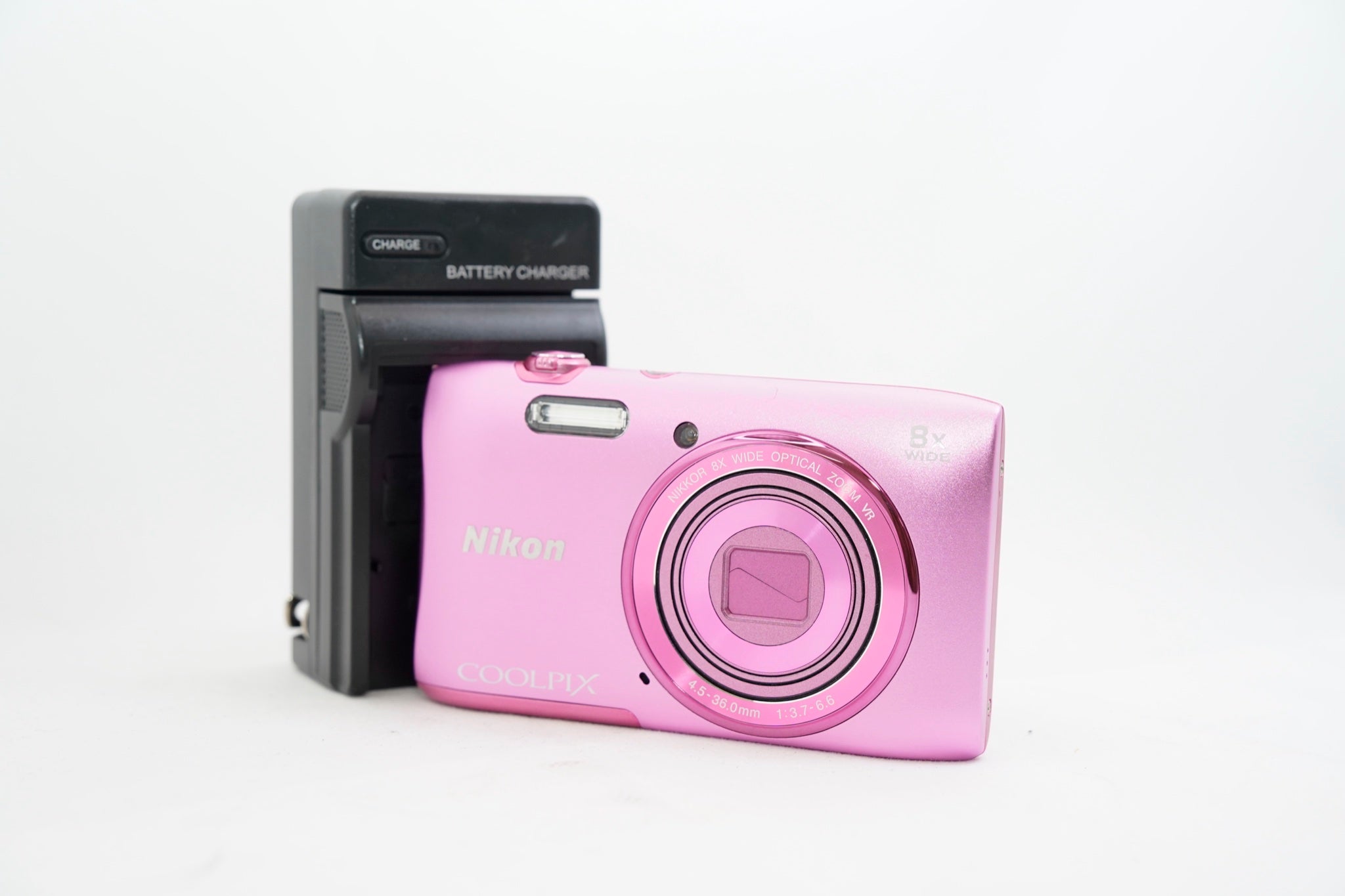Nikon COOLPIX S3600 アサレアピンク（付属：バッテリー）