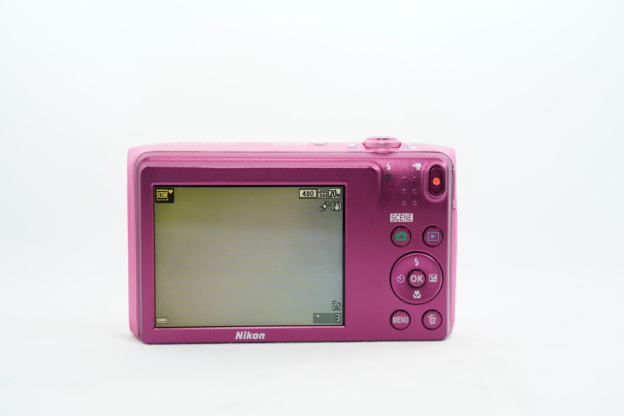 Nikon COOLPIX S3600 アサレアピンク（付属：バッテリー）