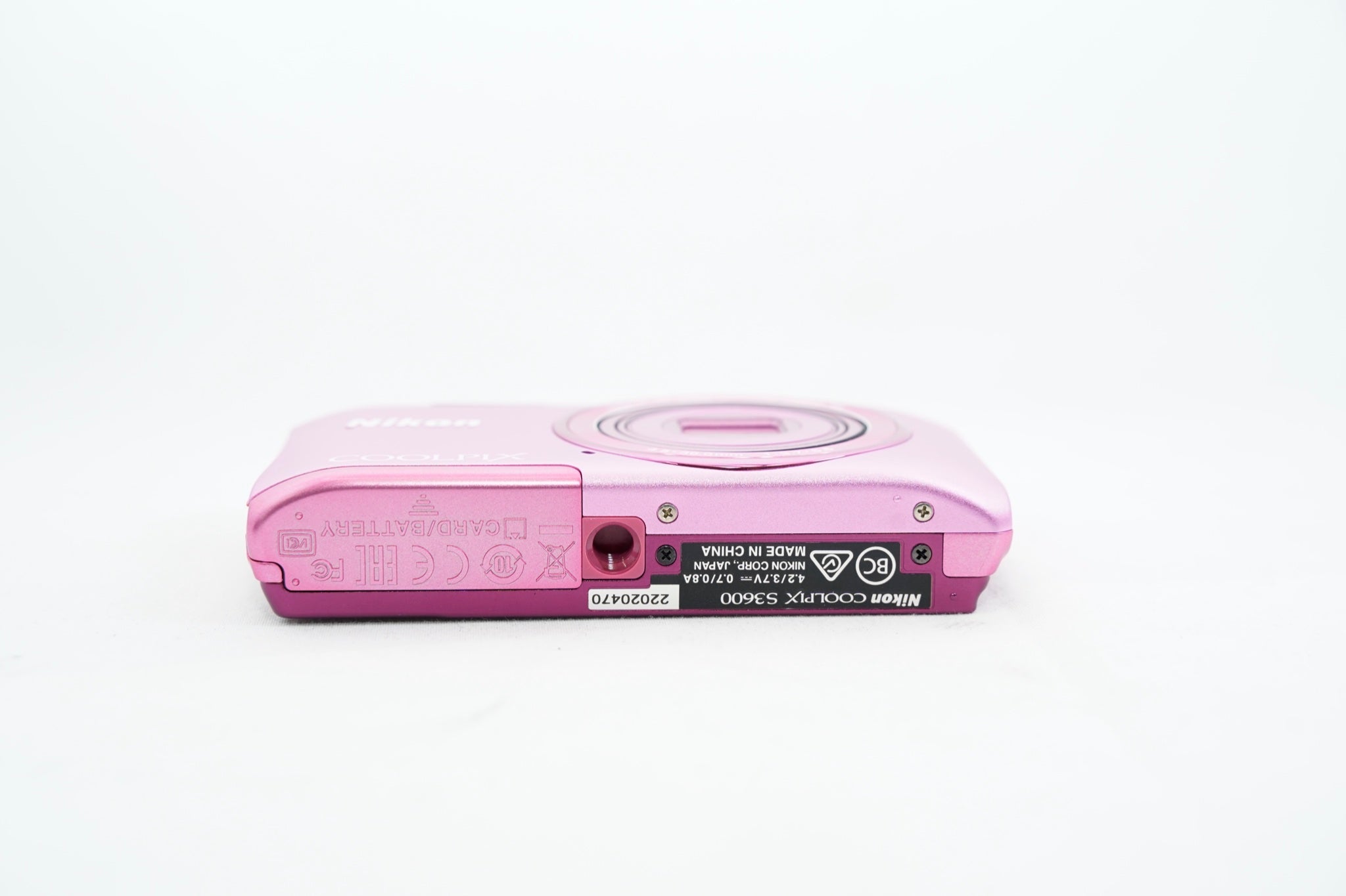Nikon COOLPIX S3600 ピンク 本体 バッテリー付 Nikon COOLPIX S3600 アサレアピンク（付属：バッテリー）