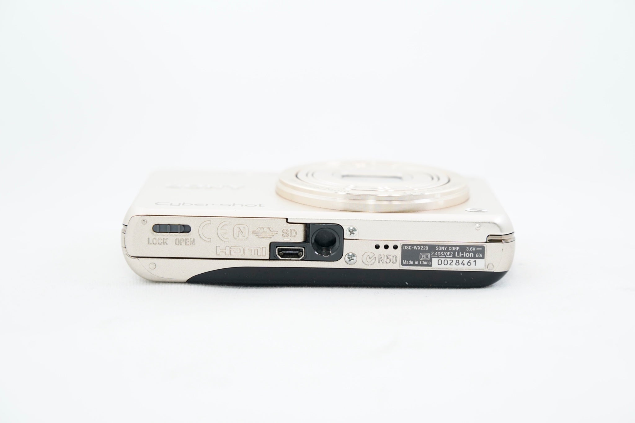 SONY Cyber-shot DSC-WX220 ゴールド（付属：バッテリー, 箱）