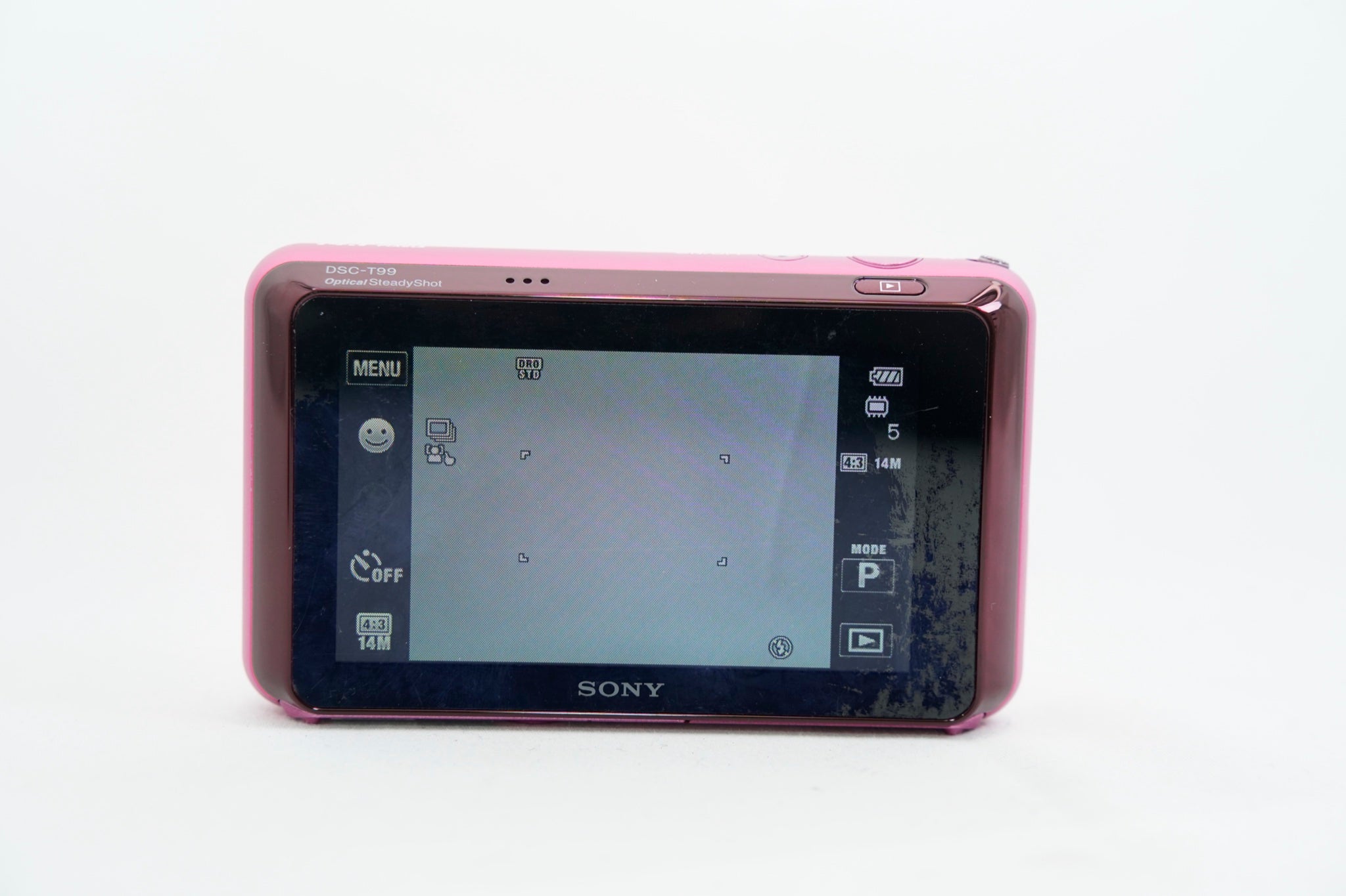 SONY Cyber-Shot DSC-T99 ピンク 6023953（付属：バッテリー）