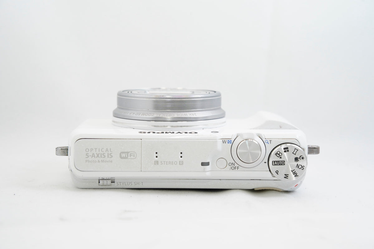 OLYMPUS STYLUS SH-1 ホワイト（付属：バッテリー）