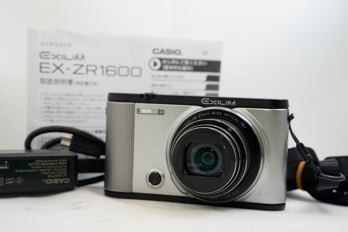 CASIO EXILIM EX-ZR1600 シルバー（付属：バッテリー）