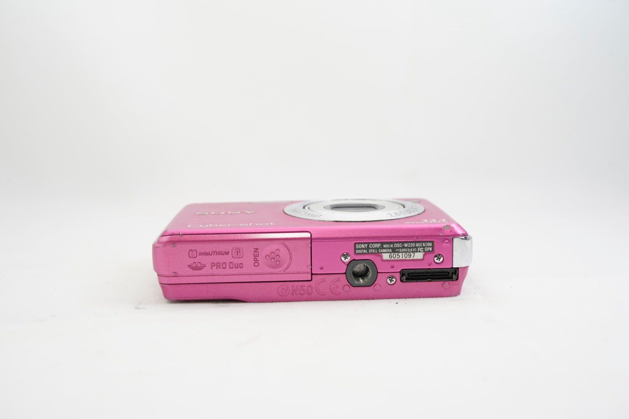 SONY Cyber-shot DSC-W220 ピンク（付属：バッテリー）