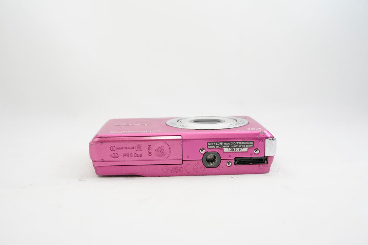 SONY Cyber-shot DSC-W220 ピンク（付属：バッテリー）